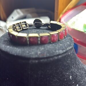 Elegant Red Stone Bracelet